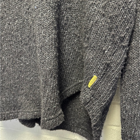 Armani Jeans Black Knit Hooded Sweater Vintage - Picture 7 of 12